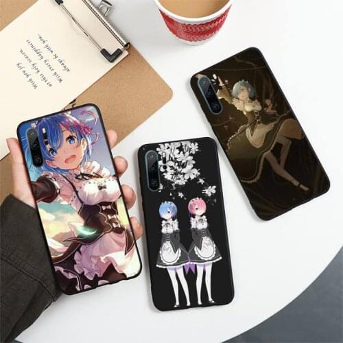 Re Zero Rem Japan anime Phone Case For Huawei honor Mate P 10 20 30 40 i 9 8 pro x Lite smart 2019 nova 5t