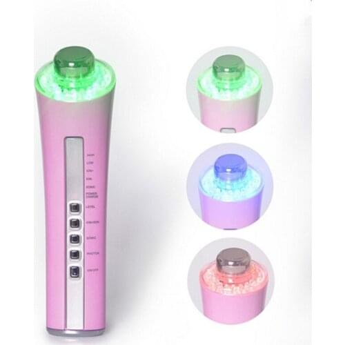 CM-5-2 Ultrasonic Skin Massager 6 IN 1 machine skin care machine Facial Photon Rejuvenation Face Anti-aging Device Vibration SPA