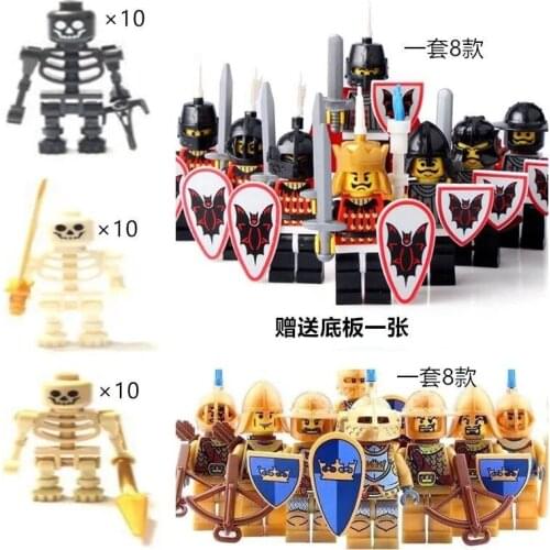Particle Building Blocks To Assemble Military Toy Roman Legion Small Doll Special Soldier Action Figure Model