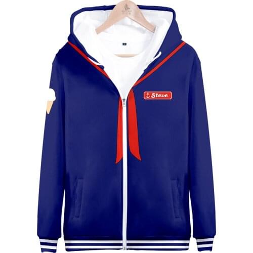 Hight quality Kids Coat Stranger things Zipper Jacket Men Women Hoodies Stranger things cosplay 3D Print Boy Girl zipper Coats