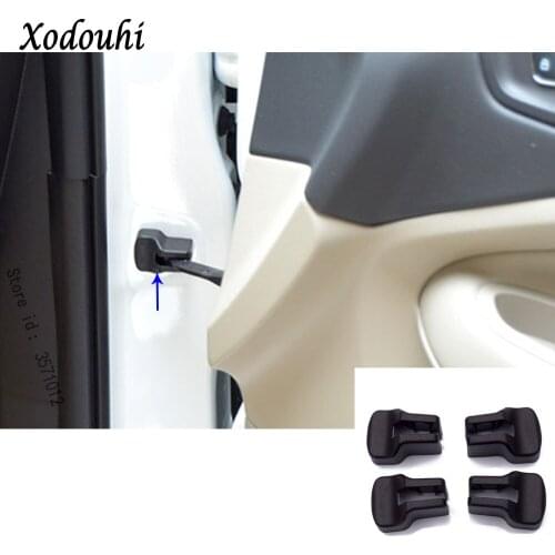 For Renault Kadjar 2016 2017 2018 2019 Car Body Anti Rust Water Proof Door Lock Key Kyes Plastic Buckle Limit Device Trims 4pcs
