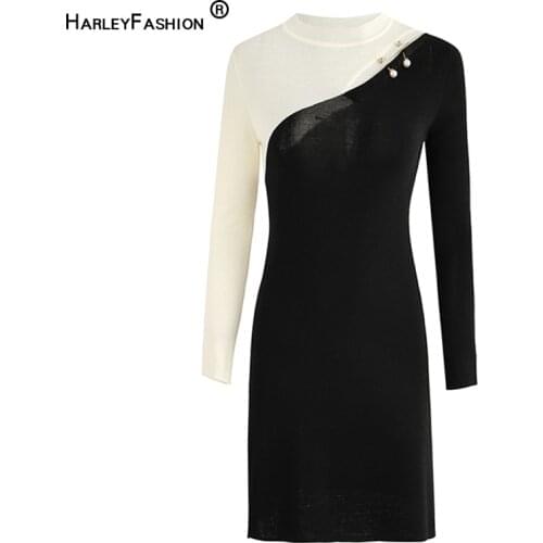 Fashionable Knitted Dresses HARLEYFASHION China