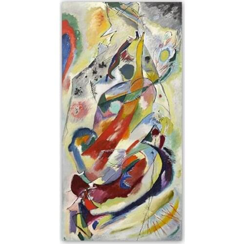 100% Hand Made Latest Colorful Abstract Note Oil Painting Unframed Acrylic Artwork Image Painting For Hotel Room Decoration