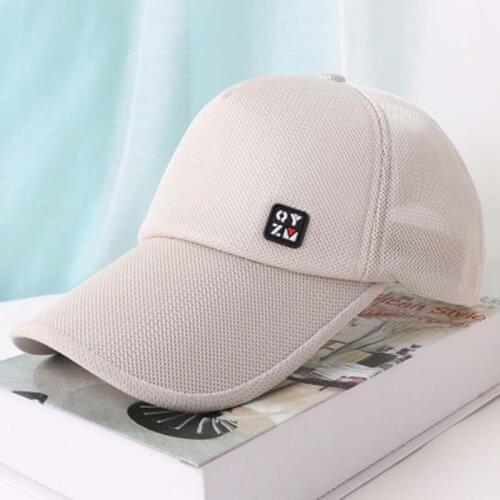 Summer Gauze Baseball Cap Mens Outdoor Hip-hop Street Dance Casual Personality Sports Polarized Hat Dad Cycling Fishing Hat S63