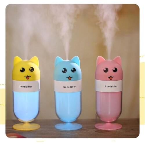 Mini Aroma Atomizer for Home 120ML USB Air Humidifier Cactus Timing Aromatherapy Diffuser Mist Maker Fogger