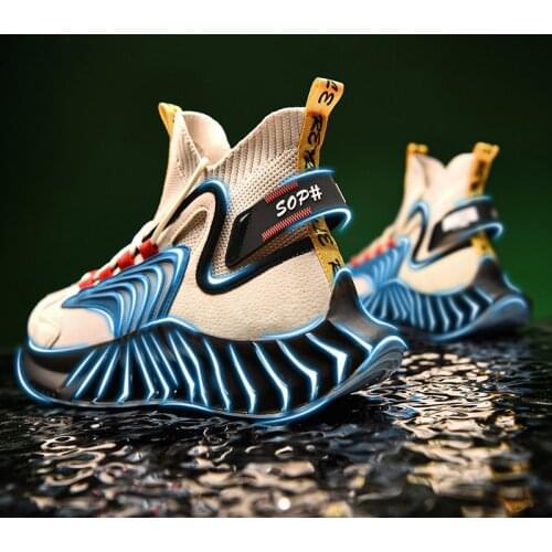 New Arrivals Mens Blade Running Shoes Breathable Sneakers High Quality Antiskid Damping Outsole Sport Shoes Training Zapatillas