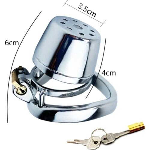 Male Chastity Device Short Penis Cock Cage Adult Toy Metal Cage Penis Sleeve Adult Game Dick Cock Sex Toys For Men Sex Products