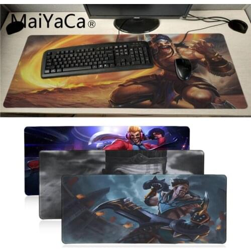 Maiyaca Cool New gladiator draven lol Anti-Slip Computermats Large gaming Mouse pad PC Computer mat lol surprises big surprise