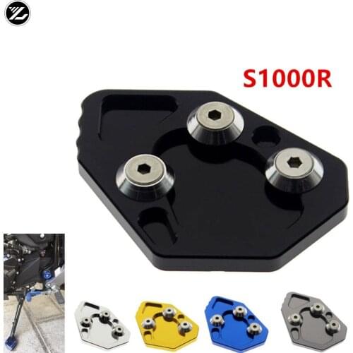 Motorcycle CNC Brand New Side Stand Enlarger Plate Kickstand Enlarge Extension For BMW S1000 2010-2014 2011 2012 2013