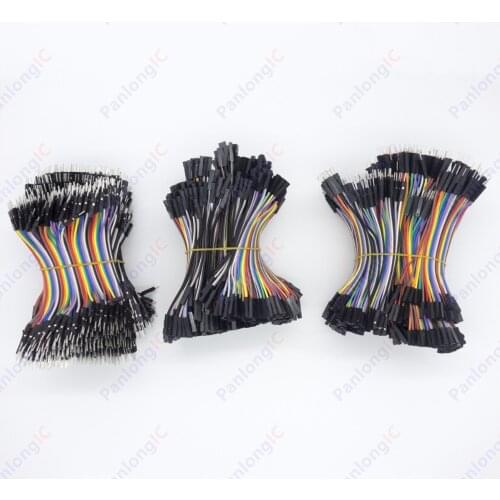 Wholesale!!! 1200pcs Dupont Line 10cm 40P male to male + male to female + female to female jumper wire Dupont cable