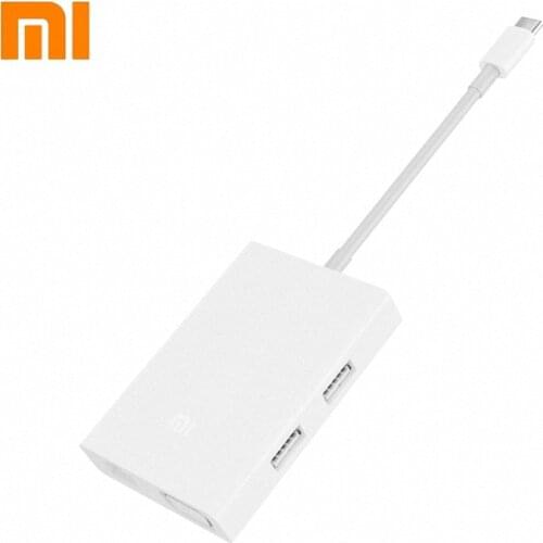 Original Xiaomi USB-C to VGA Adapter 1000Mbps Multifunction Gigabit Network adapter USB-C PD3.0 Fast Charging Adapter