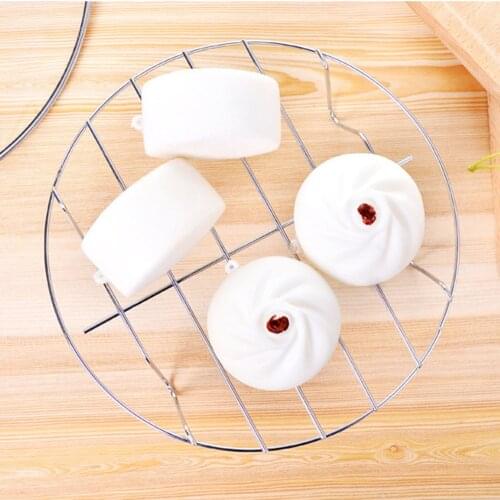 Steaming Rack Cooking Rack Round 304 Stainless Steel Baking and Cooling Steaming Rack W Stand Cookware Steaming Grid Kitchen