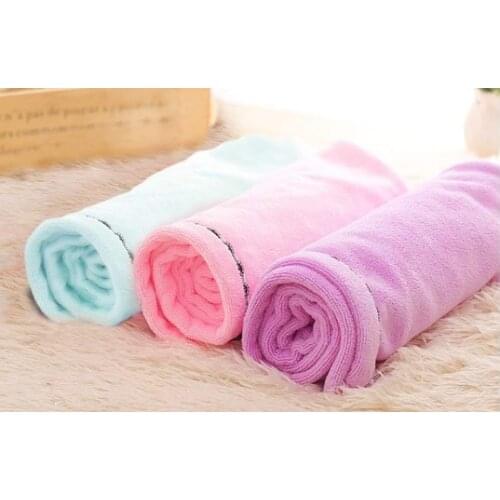 3 Pack Microfiber Hair Towel Wrap Towel Twist Turban Super Absorbent Fast Dry Hair Caps Fasten Salon Dry Hair Hat with Buttons