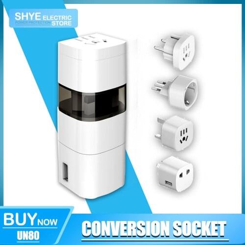 The Multi-Country Converter is Suitable for Multiple Countries and Can Be Purchased as a Set Or Separately. Smart Home Plug