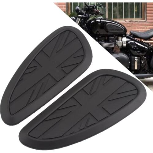 Retro Motorcycle Cafe Racer Gas Fuel Tank Sticker Protector Sheath Knee Tank Pad Grip Decal For Triumph Royal Enfield Scrambler
