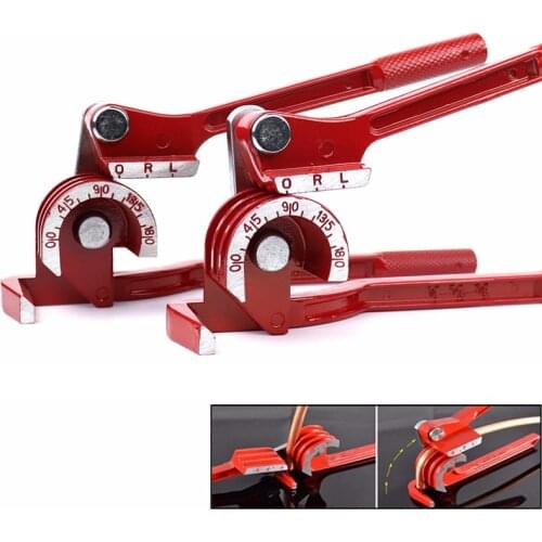 3 in 1 Manual Tubing Pipe Bender Aluminum Alloy Tube Bender Lever Hand Tools For 1/4" 5/16" 3/8" Fuel Brake Line Repair Tools