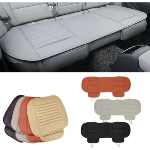 The latest hot car seat cushion without backrest three-piece seat cushion pu leather breathable perforated free binding