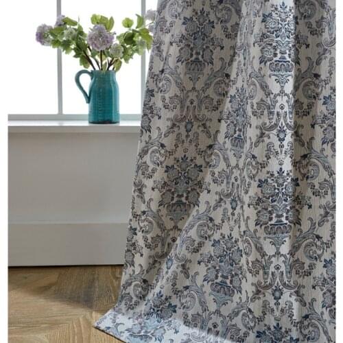 High-end Chinese-style High Precision Retro Jacquard Shading Curtains for Living Dining Room Bedroom Embossed Curtains Custom