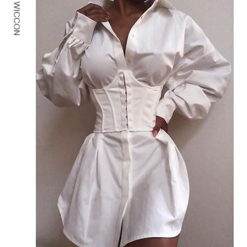 Womens Wide Waist Belt Corset Solid Color Sexy Tie 2021 Belt Clothing Female Costume Decor White/Black Slim Corset