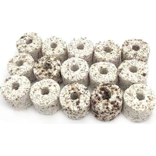 100g 9pcs Filter Media Aquarium Filter Natural Minerals Ring for Aquarium Fish Tank Filtration Biological Rings Baterial House