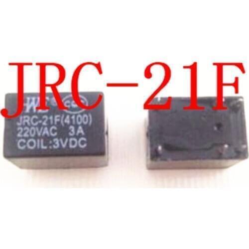 30pcs Small relay JRC-21F 4100 DC5V DV3V DV6V DV12V DV24V DV3V DV 3V 5V 6V 9V 12V 24V circuit board relay signal six feet