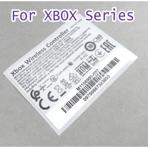 5pcs FOR XBOX Series S X Black Sticker stickers skins for XBOX Series S X handle sticker Label back sticker Controller