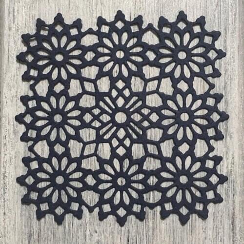 ArtScrap Irish Lace square Doily Metal Cutting Dies Stencils For DIY Scrapbooking Card Decorative Craft Die Cuts | Art: 314
