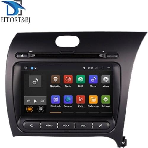 Android 9.0 Octa Core 4GB RAM Car GPS Navigation DVD Player For Kia Cerato/K3/Forte 2013-2018 Right Hand Driving Radio Stereo