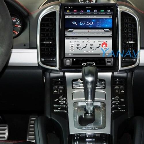Tesla Vertical HD Screen car radio GPS navigation For-Porsche cayenne 2012-2018 Android car stereo audio multimedia MP3 player