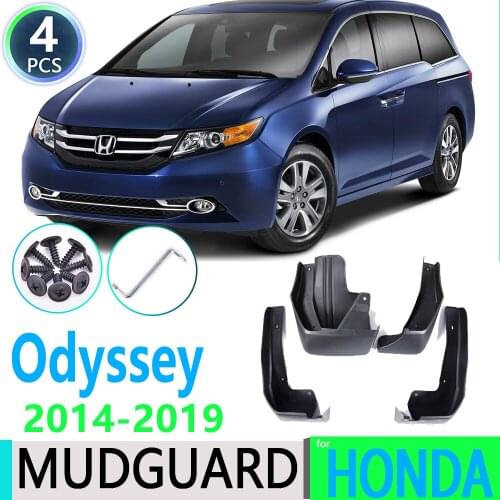 Mudflaps for Honda Odyssey JDM Model 2014~2019 RC1 RC2 2015 2017 Car Fender Mudguard Mud Flaps Guard Splash Flap Car Accessories
