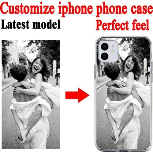 Custom Image Picture Phone Case Image Picture Cover Transparent for Iphone 12 Mini 11pro Max Se2020 6 6s 7 8plus X XS XR Xsmax