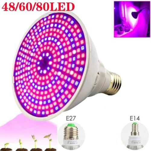 Led Phyto Hydroponic Growth Light E27 Led Grow Bulb MR16 Full 220V UV Lamp Plant E14 Flower Seedling Grow Lighting