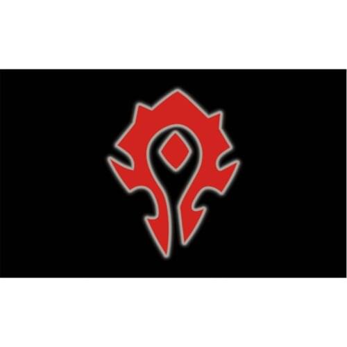 World of Warcraft Alliance Horde Banner Flag Decoration banner90*150cm/ 3x5ft WOW flag for hanging