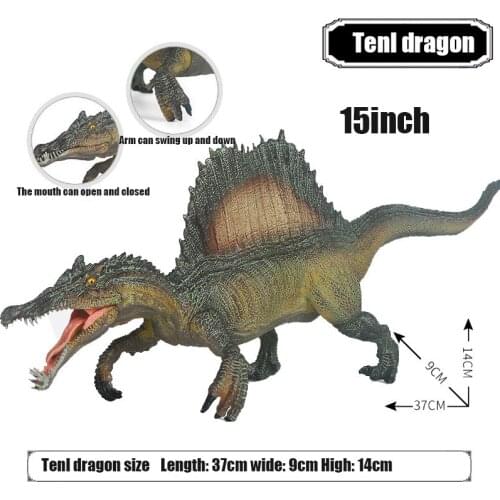 15-inch Batch Dragon Model Toys Static Solid Animal Model Hand To Do Pvc Action Figures Adult Children Collection Toy Gift
