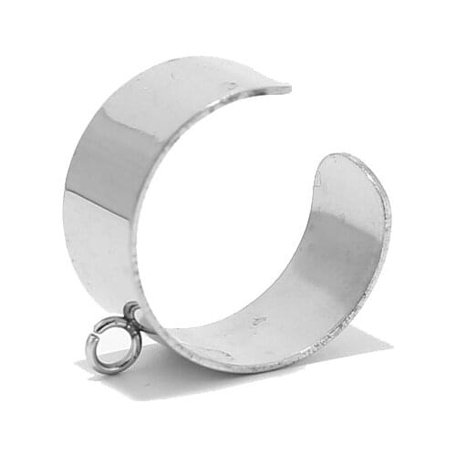 6MM/10MM width stainless steel ring with 4mm jump ring for DIY jewelry finding making