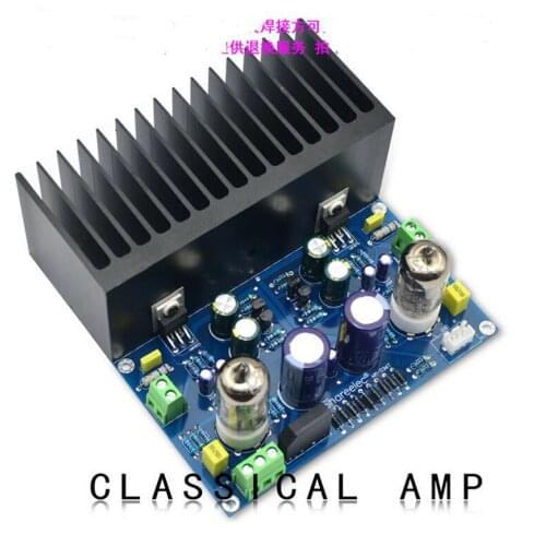 6J1 tube LM1875 HIFI amplifier kit Transistor and tube combination amplifier Kit