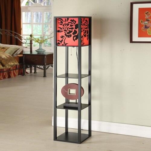 Latest high quality Wooden Floor Lamp Modern Minimalist Living Room Light Retro Bedroom Bedside LED Lamp