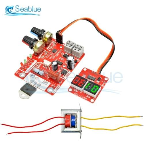 40A/100A Spot Welding Machine Control Board Spot Welding time And Current Controller Timing Current With Digital Display