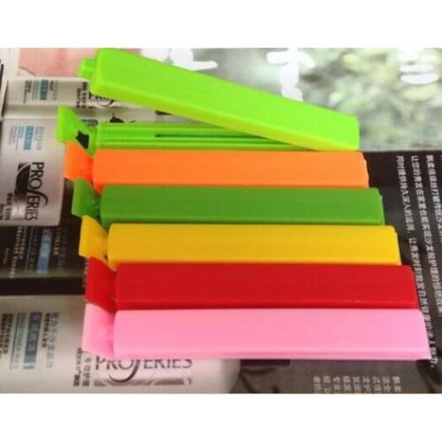 Party Favors Colored Plastic Bag clip Plus size Sealer up for food flavoring trash pack Kitchen accessories Novelty household