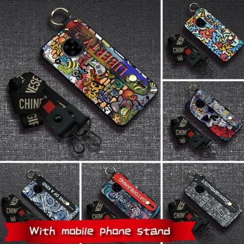 Anti-knock Anti-dust Phone Case For Nokia 6.3/G10/G20 Graffiti For Woman TPU Wrist Strap Soft Case