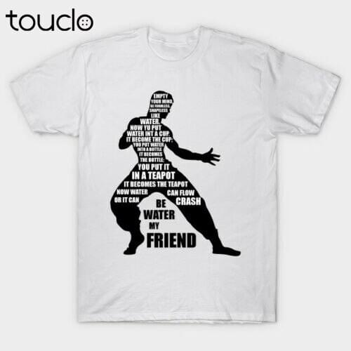 Bruce Lee Be Water My Friend T Shirt Funny Vintage Gift For Men Women Shirt For Men