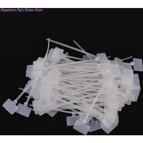 High Quality 100Pcs/Lot 11cm Self-Locking Plastic Cable Zip Loop Ties Cable Ties for Wires Socks Neat