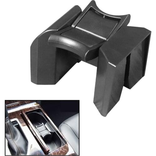 1Pc Black Car Front Center Console Cup Drink Holder Insert Drink Divider Fit for Toyota Camry 2012-2017