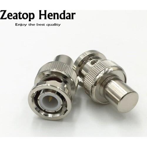 2Pcs Brass BNC Male Resistor RF Coaxial Terminator Dummy Load Impedance 50 Ohm Connector Adapter