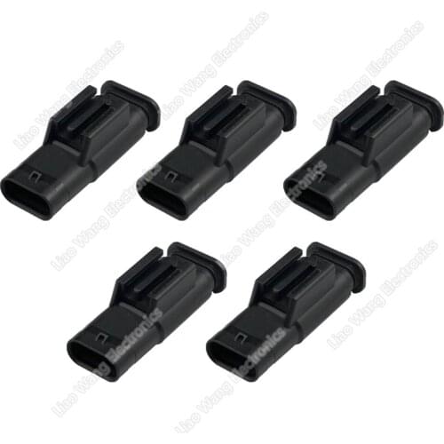 5 Sets 3 Pin Volkswagen Audi reversing radar electric eye probe plug with terminal 872-658-521, DJ7033A-1.2-11