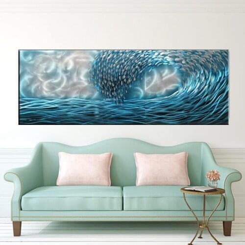 5D Diy Diamond Painting Abstract Art Blue Waves Cross Stitch Embroidery Sale Picture Kits Handicraft Home DecorationsZP-2998