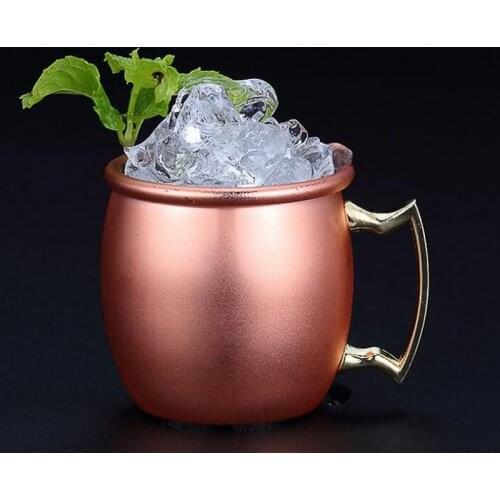 60ml Moscow mule small cup bar mini smooth copper cocktail cup stainless steel wine creative wine cup mug