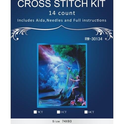 Angel Dream music chinese Stitch,DIY 14CT similar DMC Cross Stitch,Sets For Embroidery Kits Counted Cross-Stitching