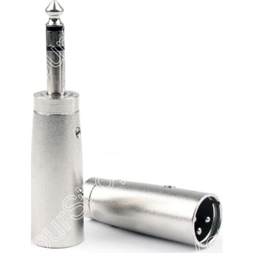 Areyourshop Sale 2/10Pcs 3Pin XLR Male To 1/4" 6.35mm Stereo For Microphone Mic TRS Adapter Cable