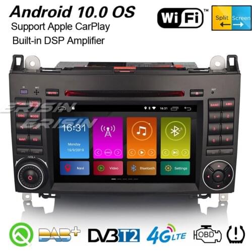 Erisin 3072 Android 10 Car Stereo Carplay DAB+ GPS WiFi CD BT OBD DSP For Mercedes-Benz A/B Class Vito Viano Sprinter VW Crafter